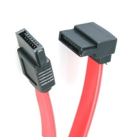 SATA cable right angle plug to straight plug  - 35cm ― DELTAMOBILE