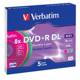 Verbatim DVD+R 8.5Gb 8X Double Layer Color Slim