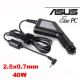 Auto adapters klēpjdatoram ASUS 19V/2.1A/40W (EEE PC,EEEPC)-2.5 X 0.7mm 
