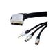"HQ Silver" cable SCART(21p)-SVHS+3.5mm+RCA ,2.5m
